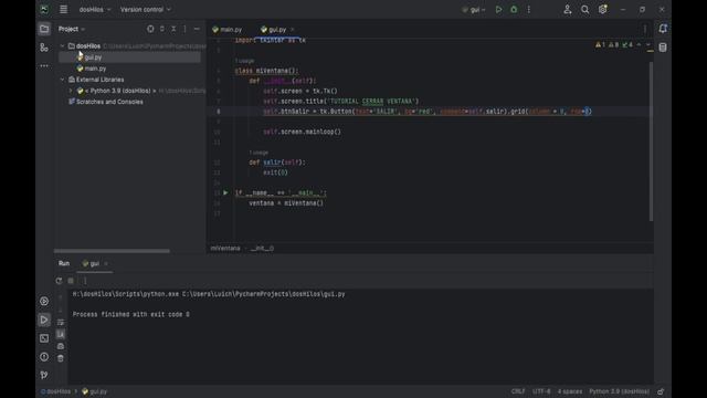 Cerrar una aplicacion en Tkinter correctamente | Python Intermedio смотреть онлайн