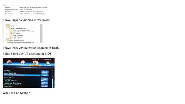 Unable to run 64-bit guest OSes in Oracle Virtual Box after Windows reinstall смотреть онлайн