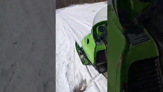 Прогулка с хаски на снегоходе смотреть онлайн