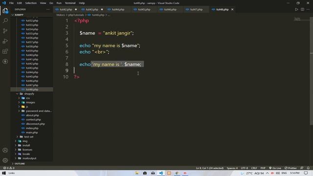 Interview Question || Single Quotes Vs Double Quotes || PHP || EXCELLENT CODE WITH AJ смотреть онлайн
