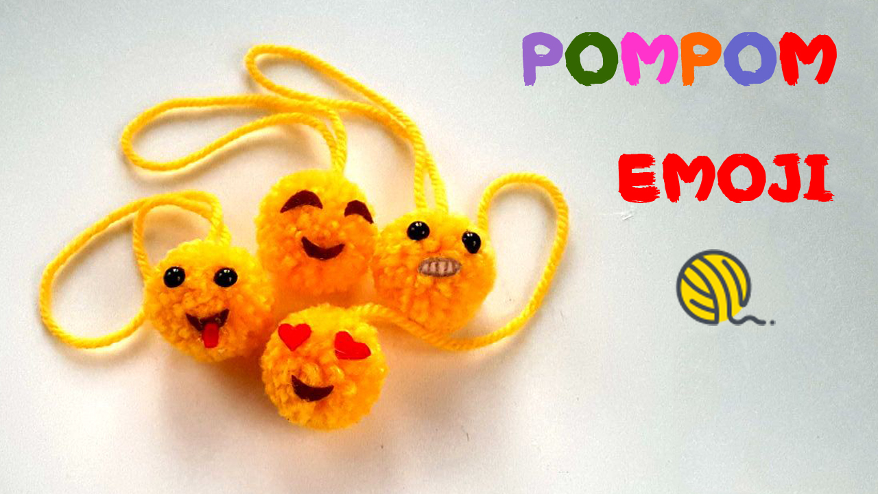 Как сделать 4 помпона одновременно ? Эмоджи из помпонов ? Пошаговая инструкция как сделать ? смотреть онлайн