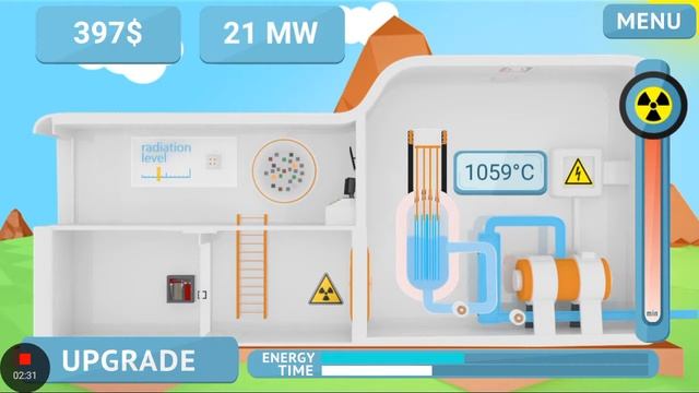 Nuclear.inc Gameplay: Level 1 Experimental Reactor