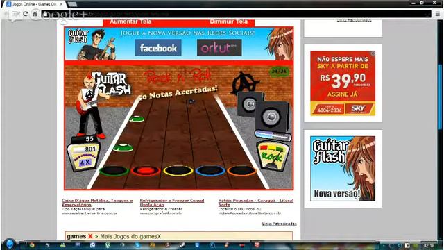Guitar Hero Online смотреть онлайн