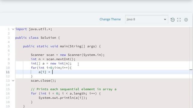 #20 Hackerrank Java 1D Array Solution - Java 8 смотреть онлайн