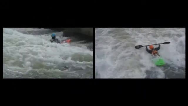 Kayak Rodeo en el Rio Segre. Rulo cabalgado por Javier Infantes y Sisco Craviotto смотреть онлайн