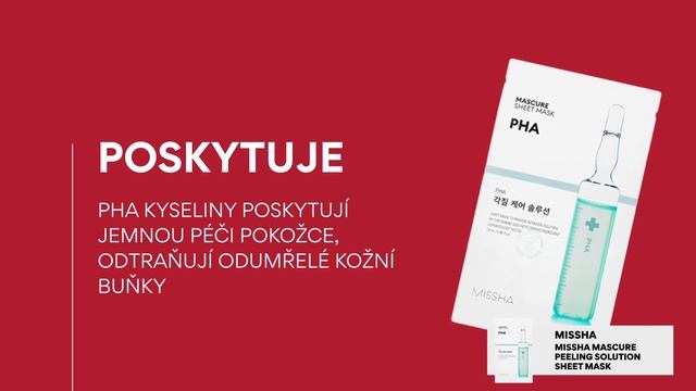 MISSHA Mascure Peeling Solution Sheet Mask - jednorázová peelingová pleťová maska смотреть онлайн