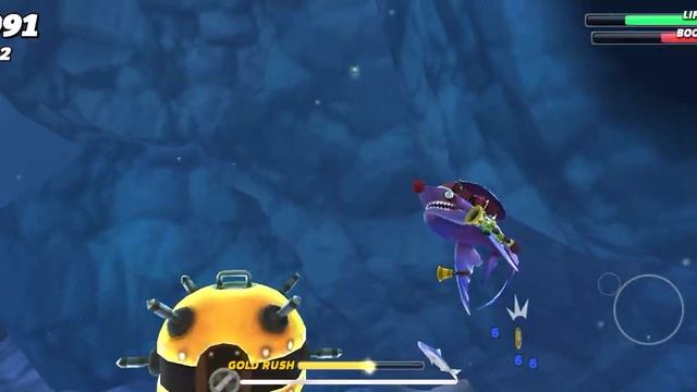 SPIKE THE STETHACANTHUS ! - Hungry Shark World 10th смотреть онлайн