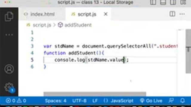 Local Storage JS classes (Batch 9 Section H) смотреть онлайн