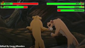 The Lion King II: Simba's Pride (1998) Ambush Scene with healthbars