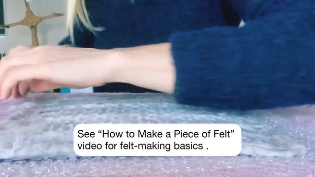 Eye-Catching Edges, Ridges, Borders & Textural Wet Felting Technique ✿ смотреть онлайн