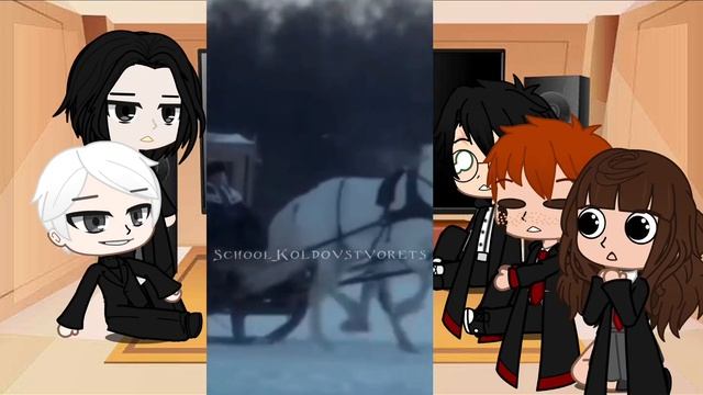 Реакция персонажей Гарри Поттера на Колдовстворец 2 часть ( Гарри, Рон, Гермиона, Драко, Северус ) смотреть онлайн