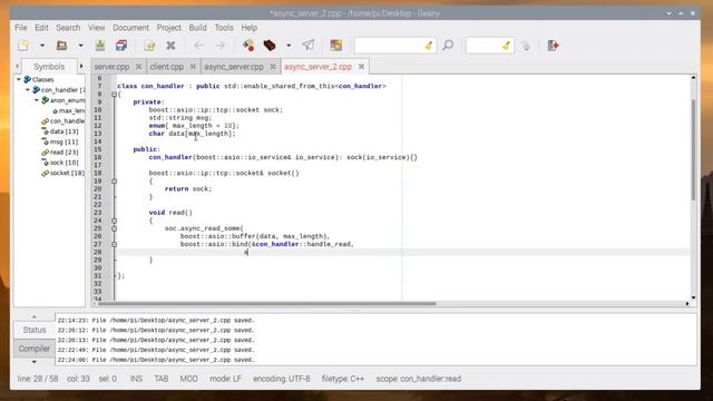 Socket programming for beginners on raspberry pi 4 using boost asio library part 2 смотреть онлайн
