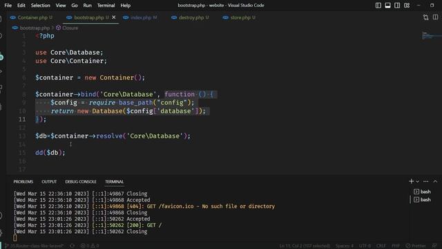۳۷.آموزش php، آموزش service container смотреть онлайн