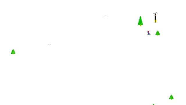 I can't think of a title name but the game is SkiFree смотреть онлайн