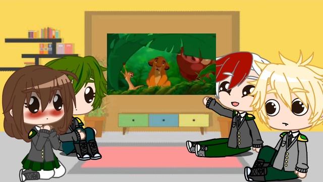 bnha reacciona a El rey león //Hakuna matata// •mal hecho• #bnha #gachalife #reacción смотреть онлайн