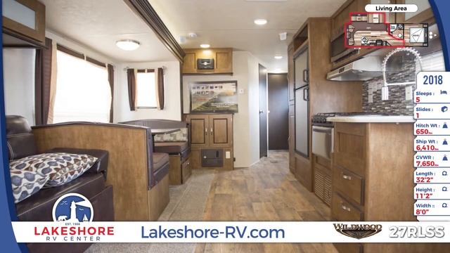 2018 Forest River Wildwood 27RLSS Travel Trailer RV For Sale Lakeshore RV Center смотреть онлайн