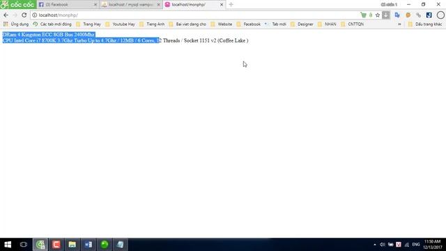 Ôn tập xây dựng ứng dụng Web với PHP và MySQL CNTT K7 смотреть онлайн
