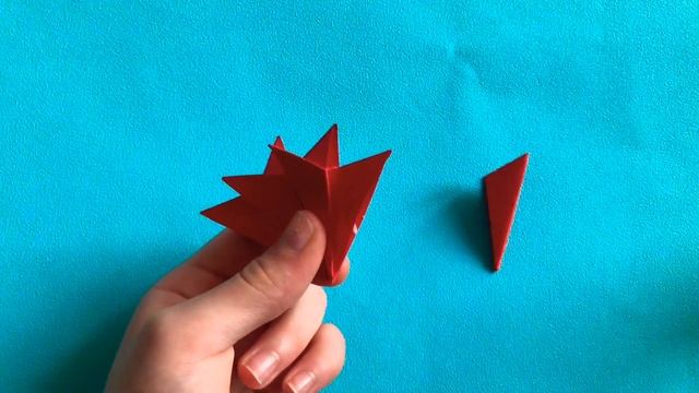 Как Сделать ОРИГАМИ ГВОЗДИКУ ПОШАГОВО Своими руками Поделка Открытка на 9 МАЯ Origami flower смотреть онлайн