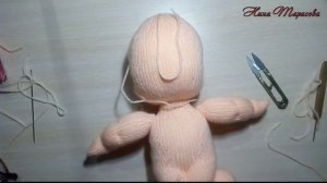 Мастер-класс по утяжке головы  куклы.  Урок 1 .