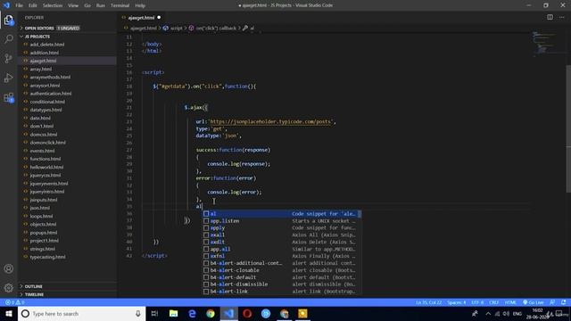 AJAX Tutorial - Zero to Hero (Complete Course) смотреть онлайн