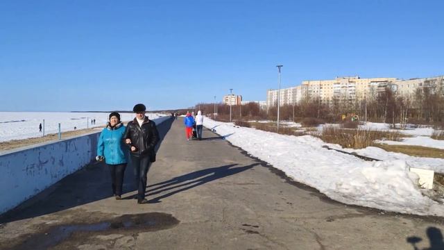 Северодвинск Ягры Набережная Апрель 2021 смотреть онлайн