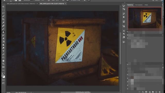 Обработка фото в Photoshop Lightroom Радиация High speed photo processing urban photo Radioactive смотреть онлайн