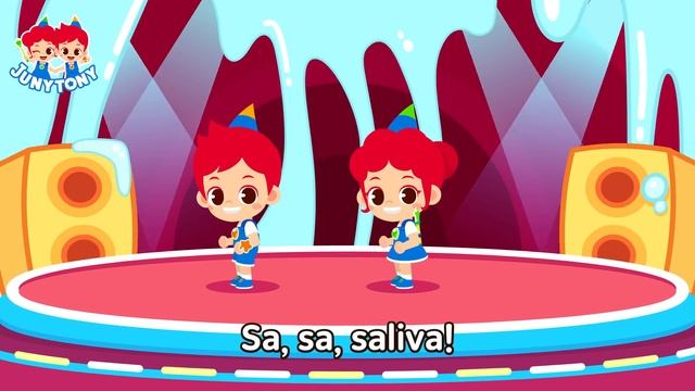 ? Why Do We Have Saliva? | ?? Why Do We Drool? | Curious Songs | Kids Song | JunyTony смотреть онлайн