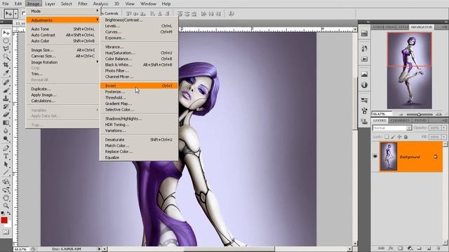 Working with Adjustment Layers in Photoshop Tutorial смотреть онлайн