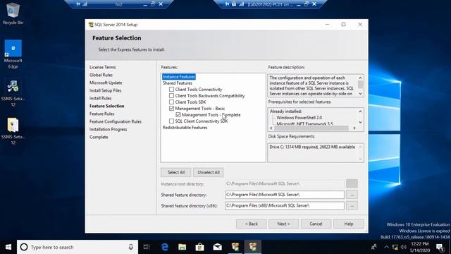 Install SQL Server 2014 on Windows Server 2012 R2 Core with Powershell смотреть онлайн