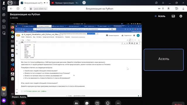 Визуализация данных при помощи Python смотреть онлайн