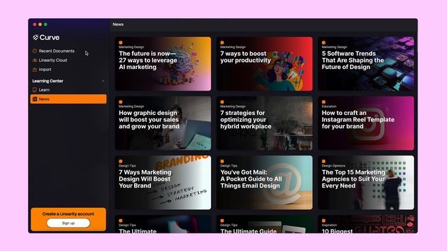 Navigating the Homescreen | Learn Curve on Mac смотреть онлайн