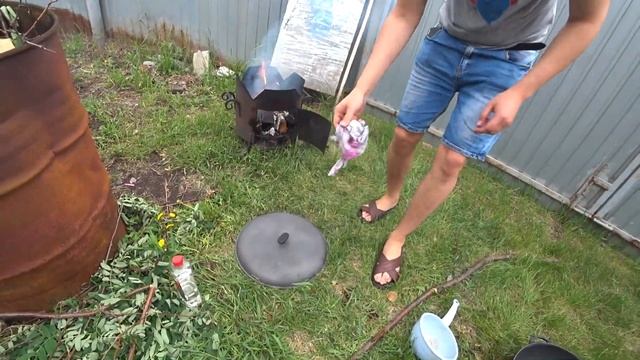 ОБЖИГ НОВОГО АЗИАТСКОГО ЧУГУННОГО КАЗАНА смотреть онлайн