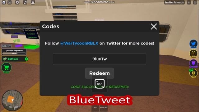 *NEW UPDATE* [EUROCOPTER] War Tycoon ROBLOX | ALL CODES | 16 MAY 2023 смотреть онлайн