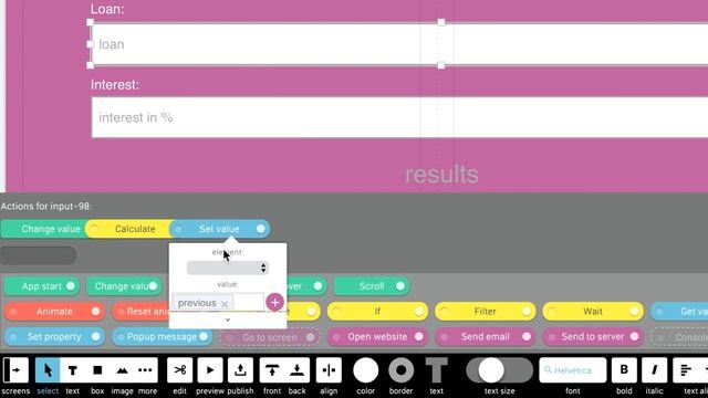 Weld Action Blocks - build web apps with drag & drop смотреть онлайн