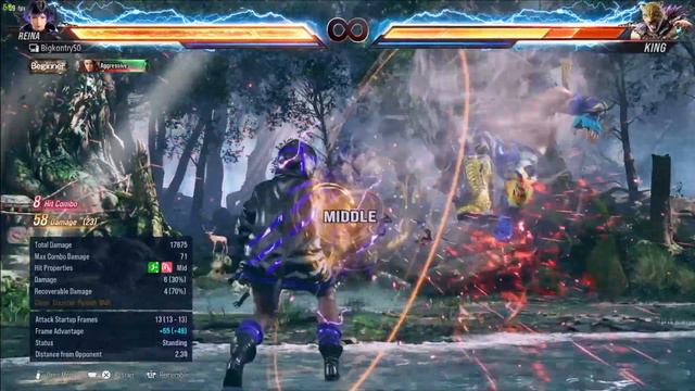 Tekken 8 Reina day 1 combo смотреть онлайн
