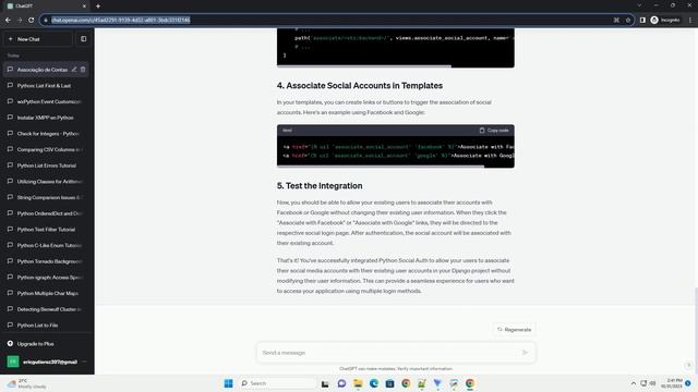 Python Social Auth Not change info for existant user when associating account смотреть онлайн