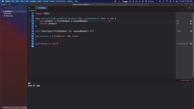 Swift Basics Part 11 - Functions смотреть онлайн