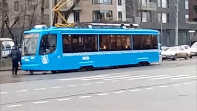 Трамвай 71-623-02 (КТМ-23) № 30336 с маршрутом №14 "Метро Университет-Метро Октябрьская" смотреть онлайн