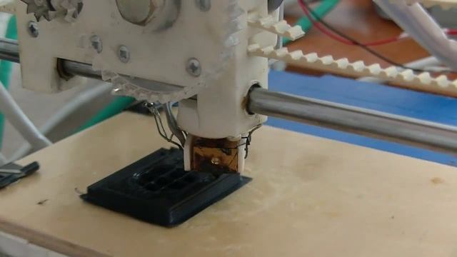 Печать пластиковой детали на 3D принтере SibRap смотреть онлайн