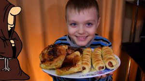 Быстрый Перекус чееек... Сосиски в тесте и открытые сладкие пирожки