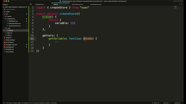 Pass value between components - Vue JS смотреть онлайн