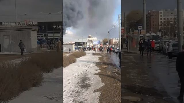 пожар 28.03.2018 Санкт-Петербург автосалон рольф на ул.Савушкина смотреть онлайн