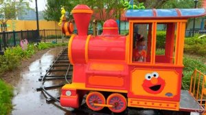 Настя и влог в парке развлечений на Хэллоуин