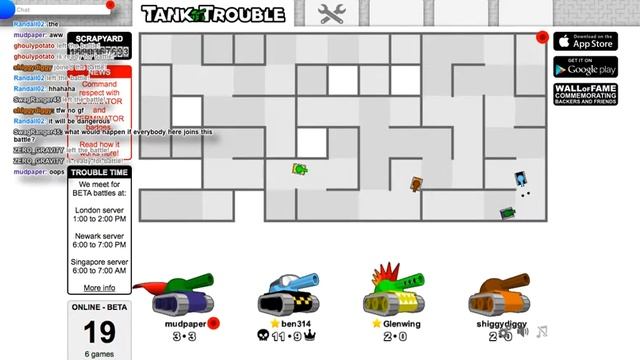 Tank Trouble Online (Free Beta): Game bouncing смотреть онлайн