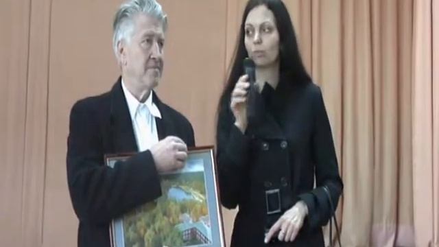 Выступление Дэвида Линча в школе-лицее в Киеве смотреть онлайн
