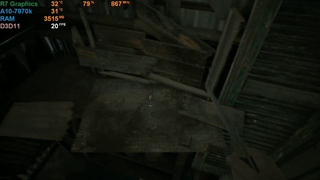 RESIDENT Evil 7 biohazard A10 7870k APU only смотреть онлайн