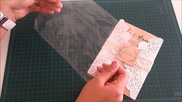 INVITACIÓN Vintage o Universal | Ideas para boda, tutorial смотреть онлайн