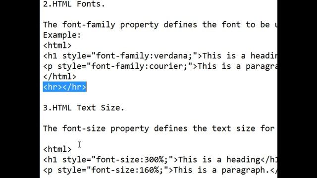 Lecture of HTML Style. text,color,size,alignment смотреть онлайн