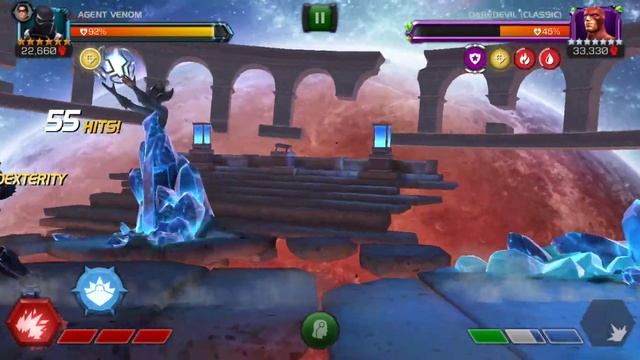 Agent Venom bypassing Threat Lvl 5 Week 4 Node! #mcoc #op #gameplay смотреть онлайн
