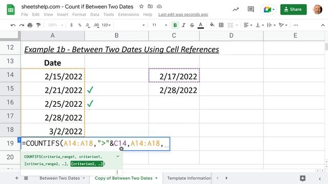 Count Cells With Values Between Two Dates – Google Sheets смотреть онлайн